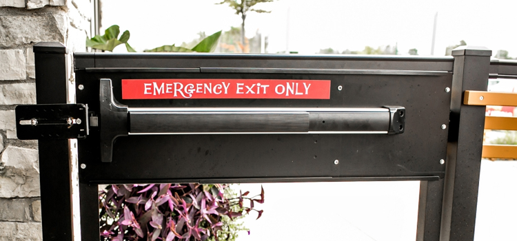 emergency push bar installation in Camarillo